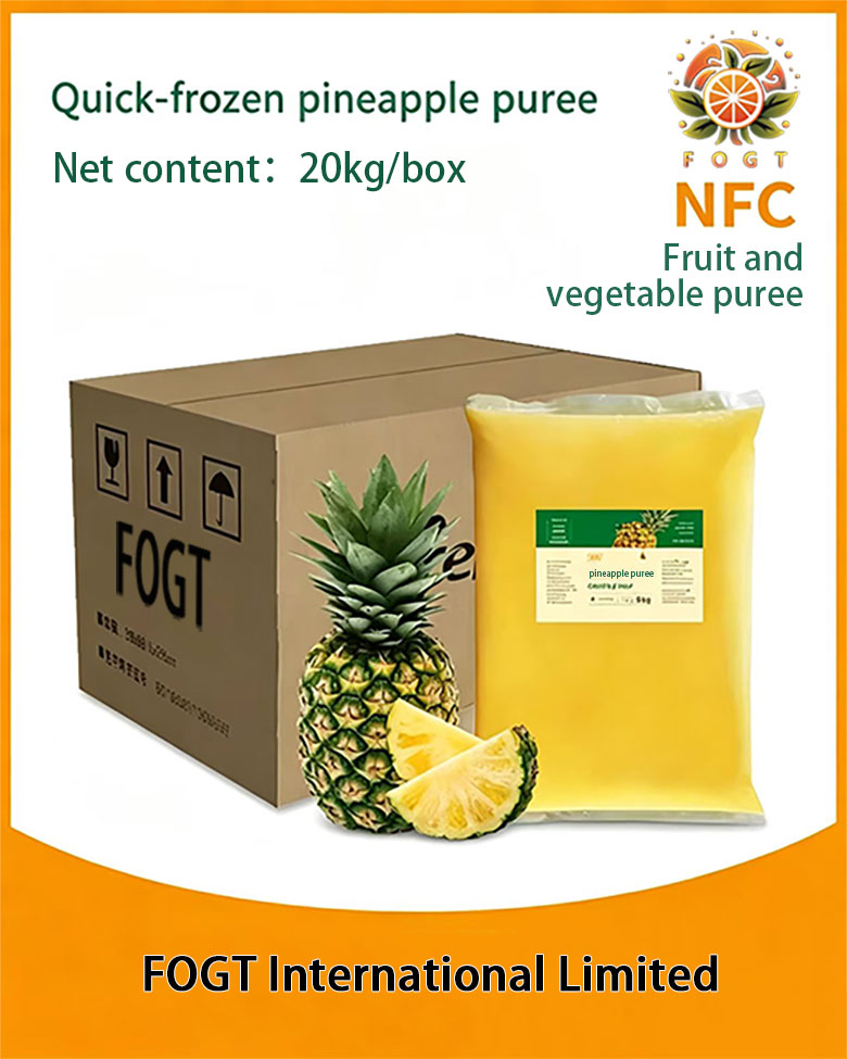 Quick-frozen pineapple puree(NFC unconcentrated)