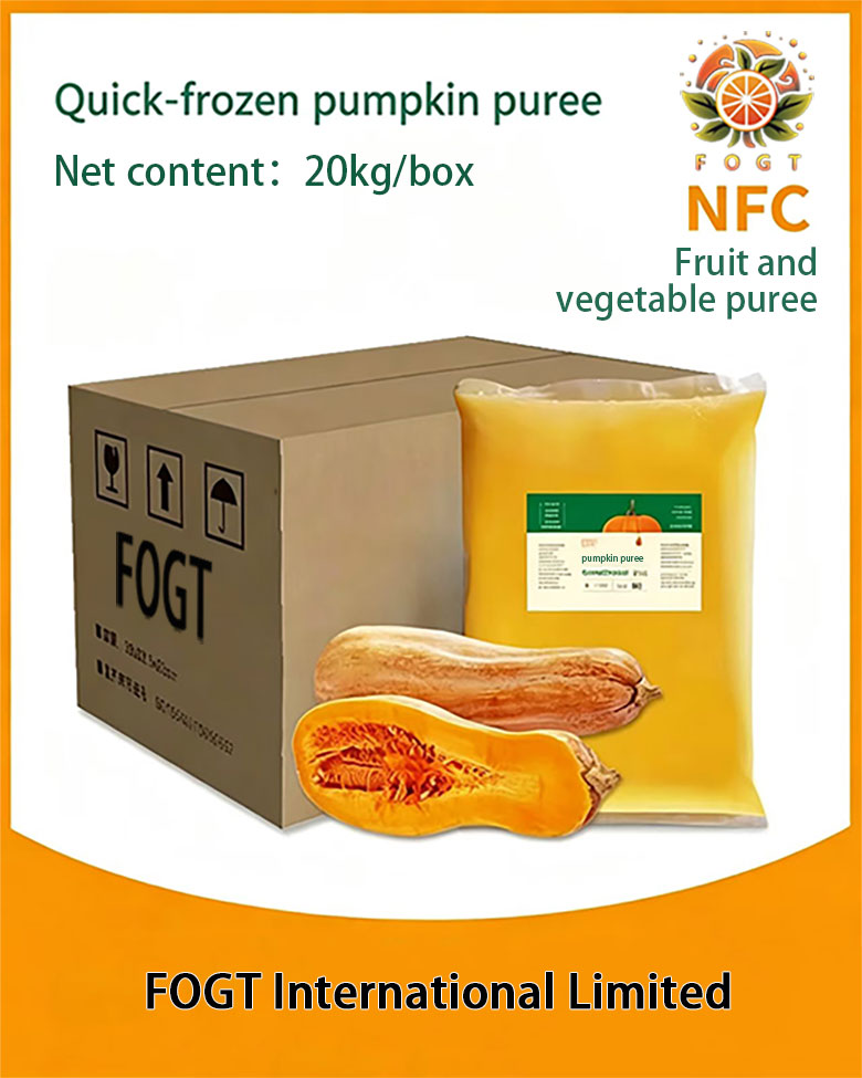 Quick-frozen pumpkin puree(NFC unconcentrated)