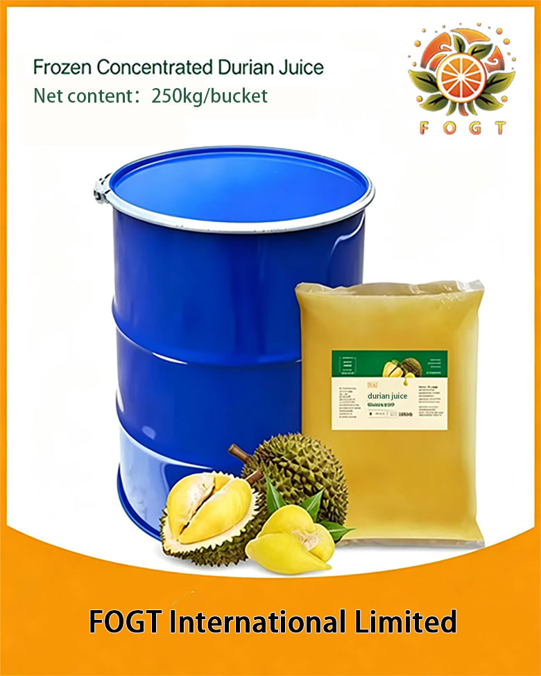 Frozen concentrated durian juice