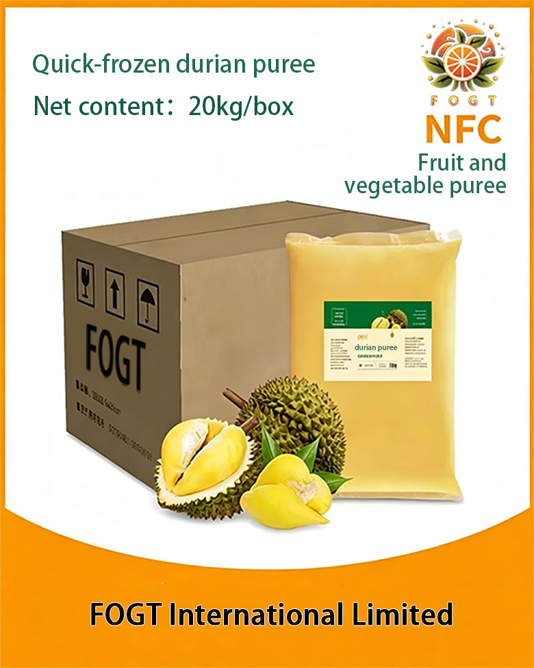 Quick-frozen durian puree(NFC unconcentrated)