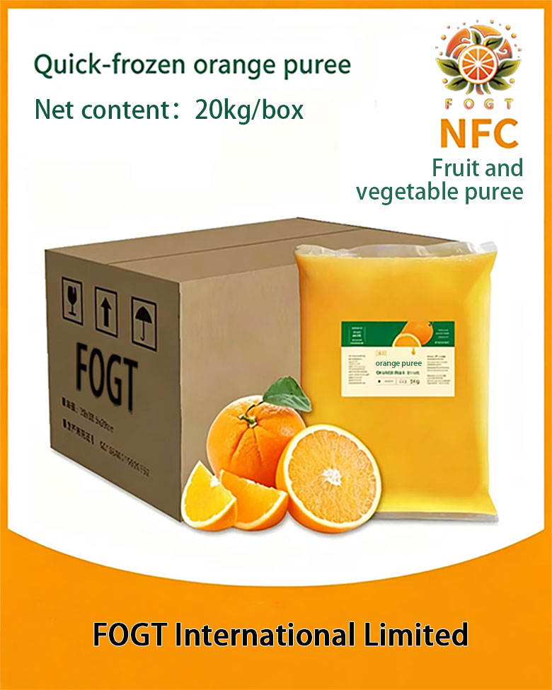 Quick-frozen orange puree(NFC unconcentrated)