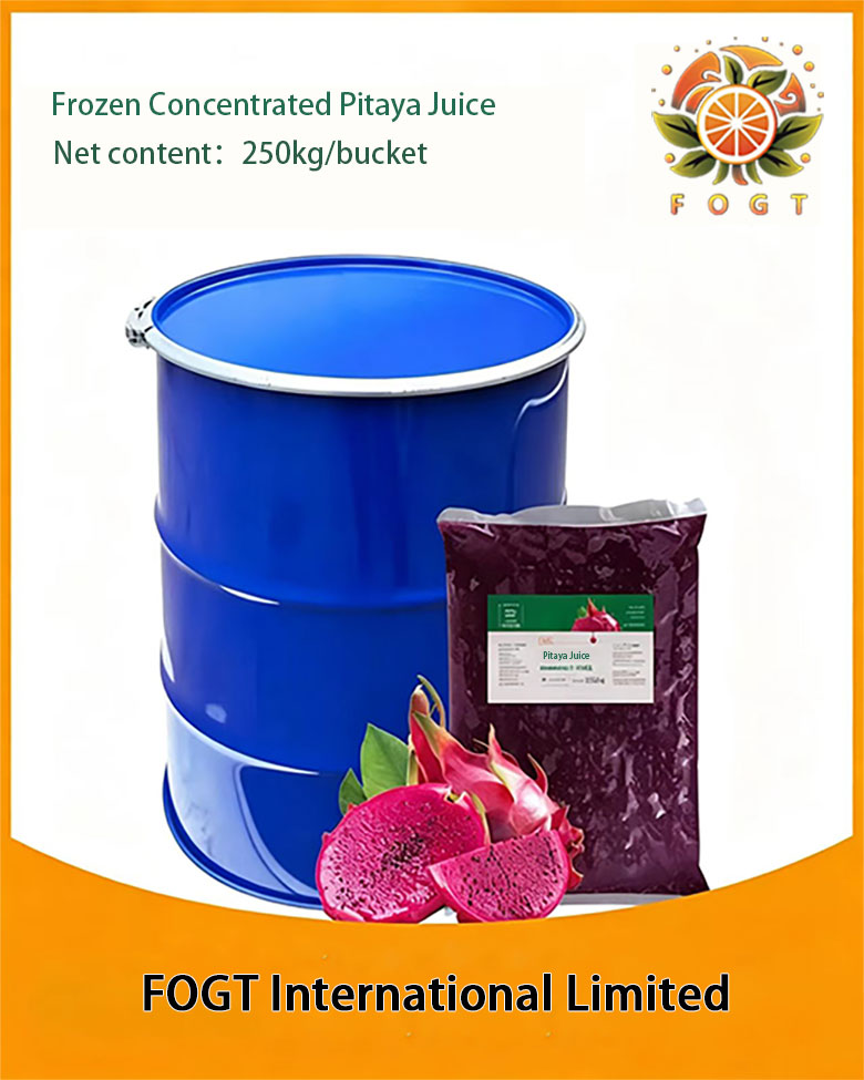 Frozen concentrated pitaya juice