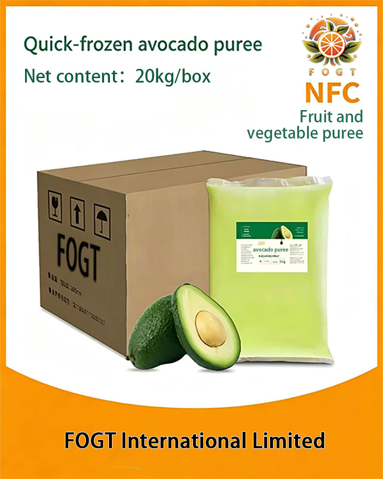 Quick-frozen avocado puree(NFC unconcentrated)