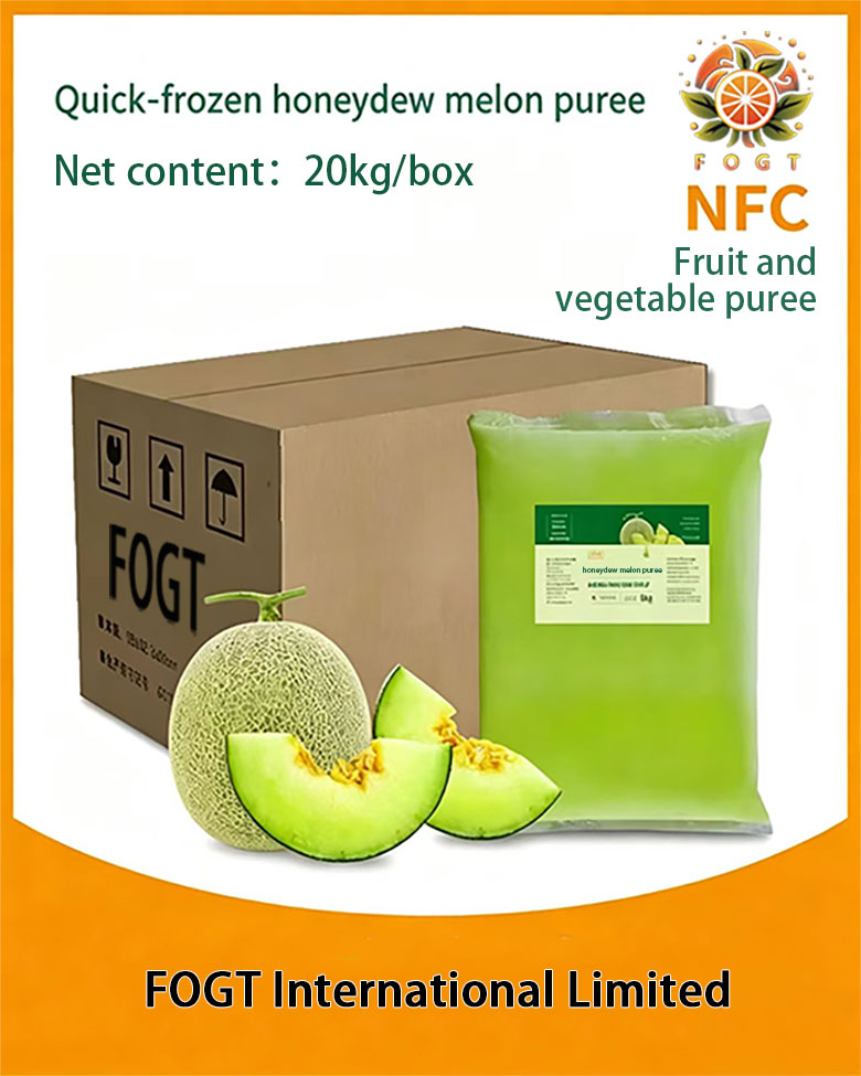 Quick-frozen honeydew melon puree(NFC unconcentrated)