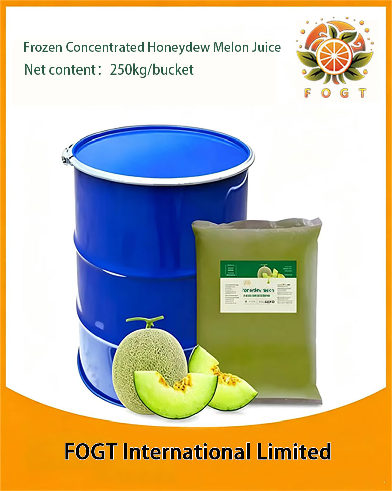 Frozen concentrated honeydew melon juice