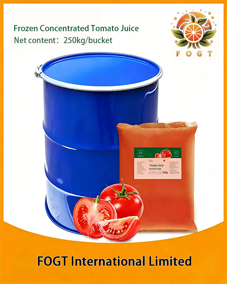 Frozen concentrated tomato juice