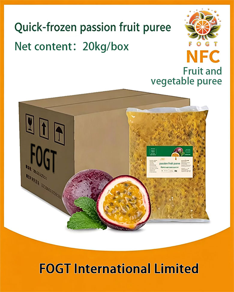 Quick-frozen passion fruit puree(NFC unconcentrated)