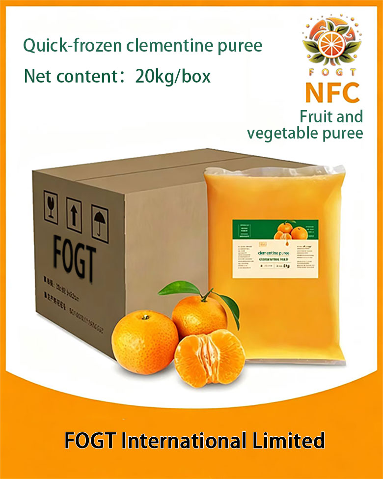 Quick-frozen clementine puree(NFC unconcentrated)