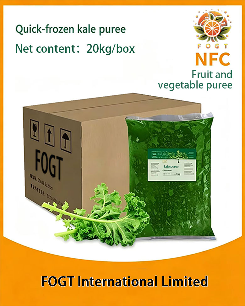 Quick-frozen kale puree(NFC unconcentrated)