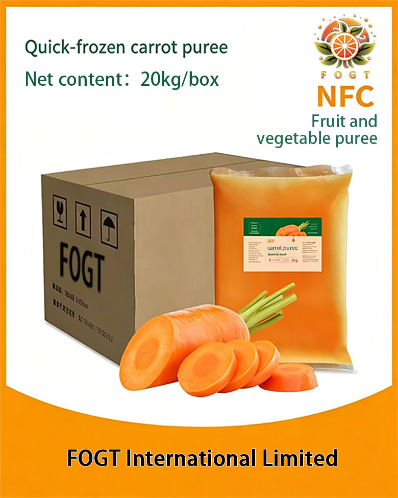 Quick-frozen carrot puree(NFC unconcentrated)