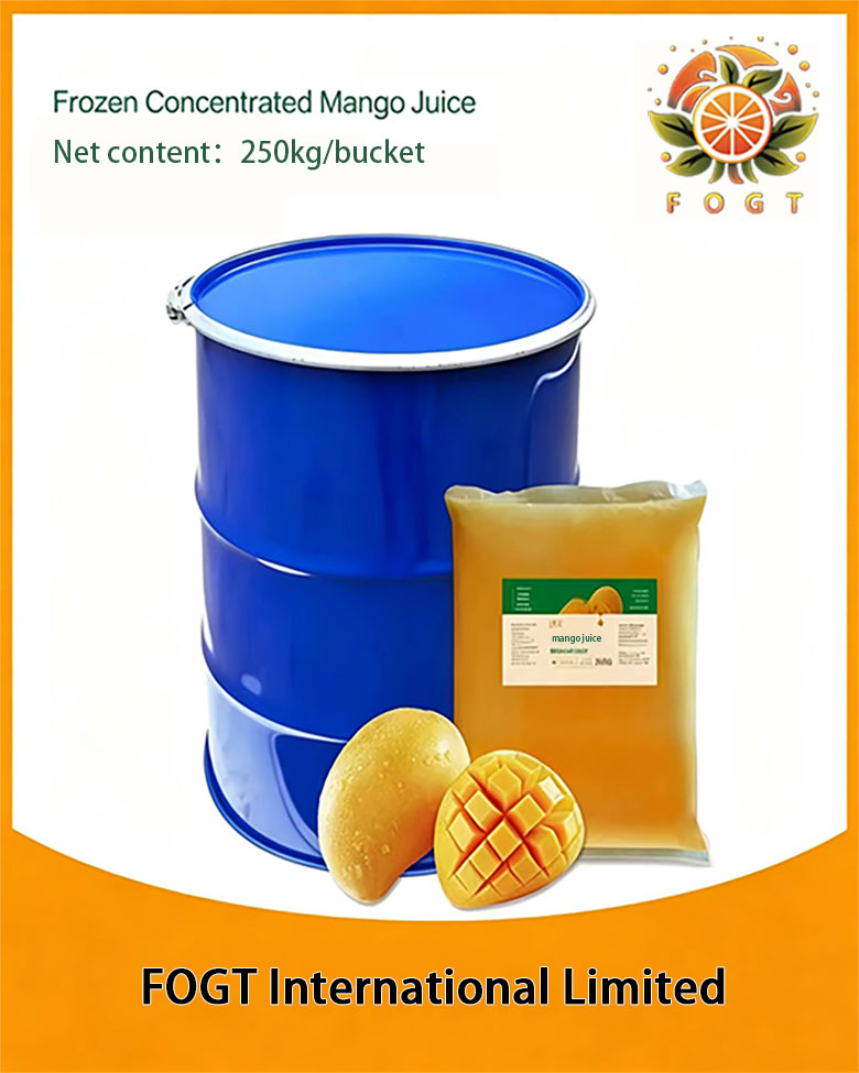 Frozen concentrated mango juice