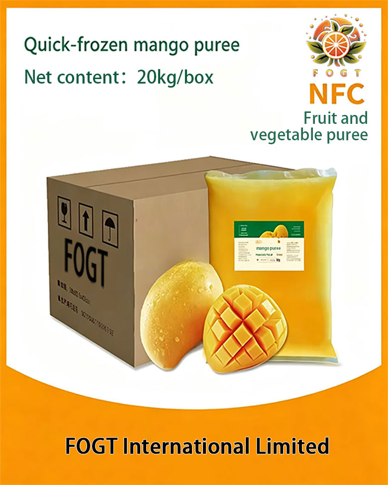 Quick-frozen mango puree(NFC unconcentrated)