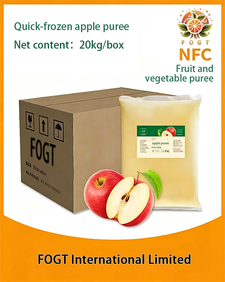 Quick-frozen apple puree(NFC unconcentrated)