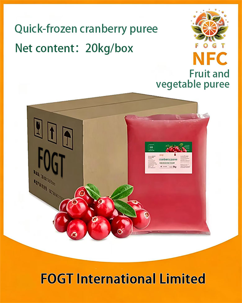 Quick-frozen cranberry puree(NFC unconcentrated)