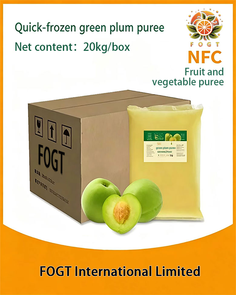 Quick-frozen green plum puree(NFC unconcentrated)