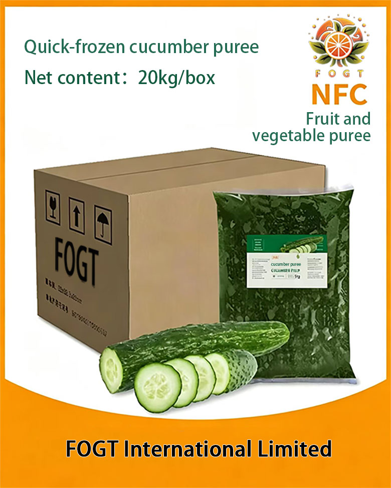 Quick-frozen cucumber puree(NFC unconcentrated)